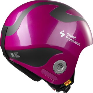 Sweet Protection Volata Ski & Snowboard Helm Gloss Fuchsia Metallic