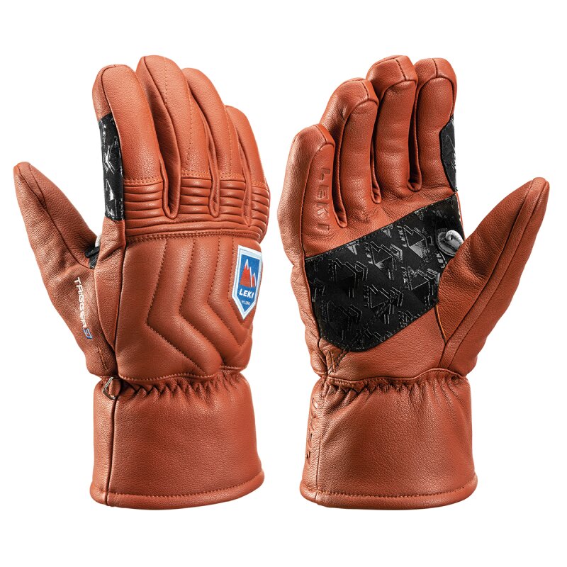 Leki Marbec 3D Handschuhe maroon