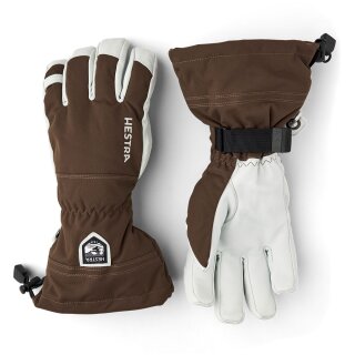 Hestra Army Leather Heli Ski Handschuhe, espresso 9