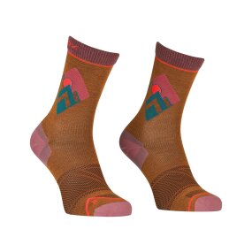 Ortovox Alpine Light Comp Mid Socks Women bristle brown