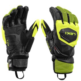 Leki WCR Venom SL 3D Handschuhe, schwarz-gelb