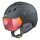 CP CORAO Ski & Snowboard Helm black s.t. mit DL Vario Lens Pol Red Mirror