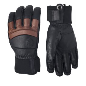 Hestra Fall Line 5-Finger Handschuhe, navy/brown