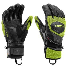 Leki WCR Venom GS 3D Handschuhe, schwarz-gelb 9.5