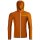 Ortovox Fleece Light Grid Hooded Jacket Men bristle brown XL