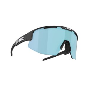BLIZ Matrix Sportbrille matt black / smoke ice blue multi Gläser