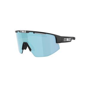 BLIZ Matrix Sportbrille matt black / smoke ice blue multi Gläser