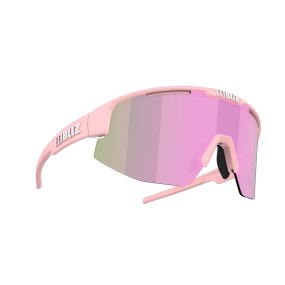 BLIZ Matrix small Sportbrille matt powder pink / brown rosegold multi Gläser