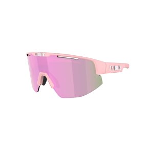 BLIZ Matrix small Sportbrille matt powder pink / brown rosegold multi Gläser
